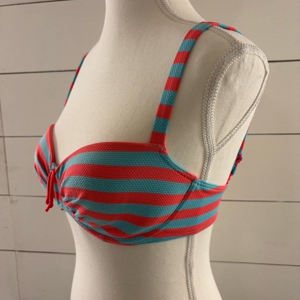 Prima Donna Pink Striped Bikini Top